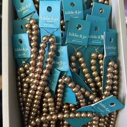 Hildie & Jo Gold Glass Beads