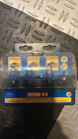RYOBI roundover router bit set
