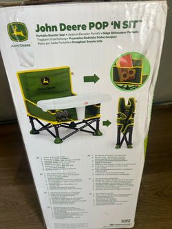 John Deere Pop 'N Sit Portable Booster Seat