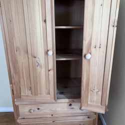 All Wood Armoire