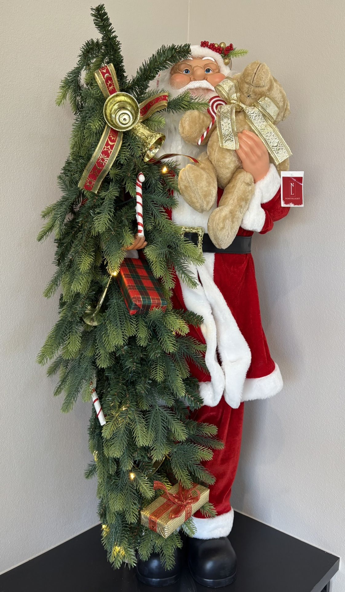 4-Foot Standing Santa Claus with Musical & LED Lights – Northlight