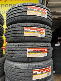 245 60 18 Arroyo Tires Con 50,000 millas de Garantía