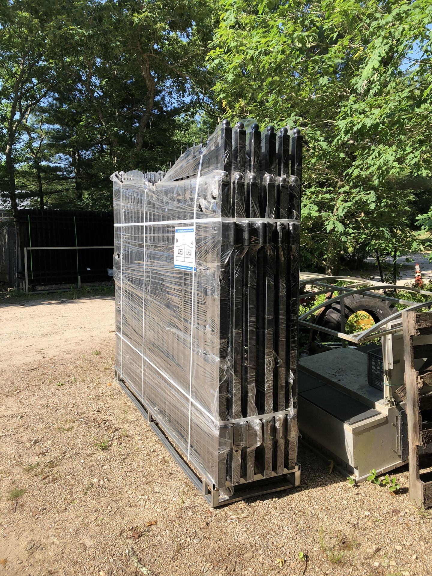Deer Design Iron Driveway Gates! 20 Foot Wide.