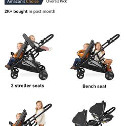 Ready to grow Double Graco Stroller 