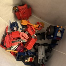 Missing Few Small Blue Legos Used Optimus Prime Lego