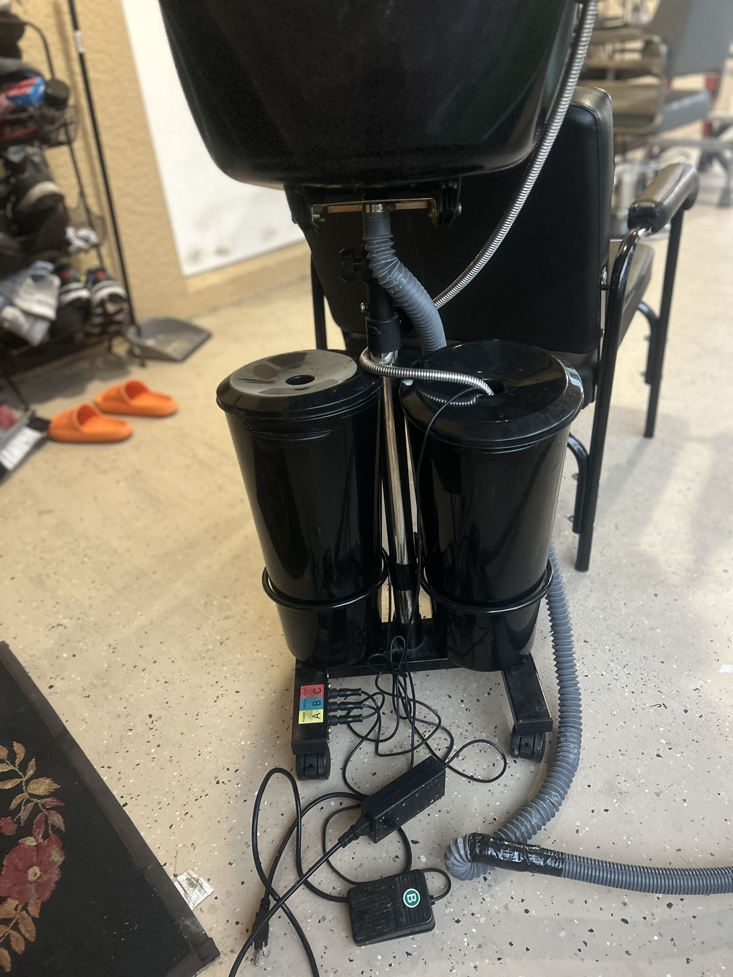 Silla y Champú Portátil