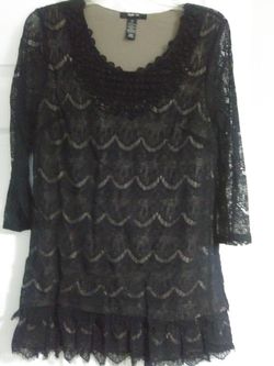 Style & Co Lace Tunic Dress