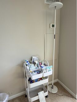 Baby Gear & Nursery Items - Moving Sale! (Bouncer, Swaddles, Carts, Lamps）
