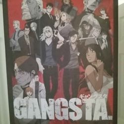 Gangsta Anime Wall Scroll