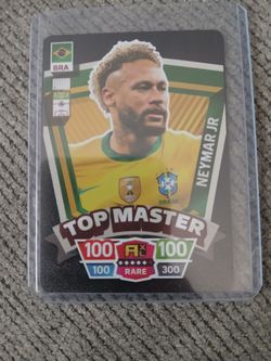 Rare Neymar Jr. #3 Top Master trading card