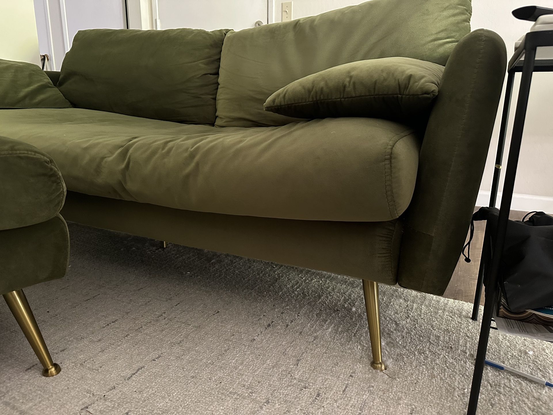 Albany Park Park Sofa And Ottoman 