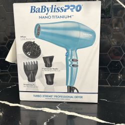 Babyliss Pro Nano Titanium Turbo Xtreme Professional Dryer 