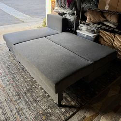 Gray L-Shape Queen Sleeper Sofa