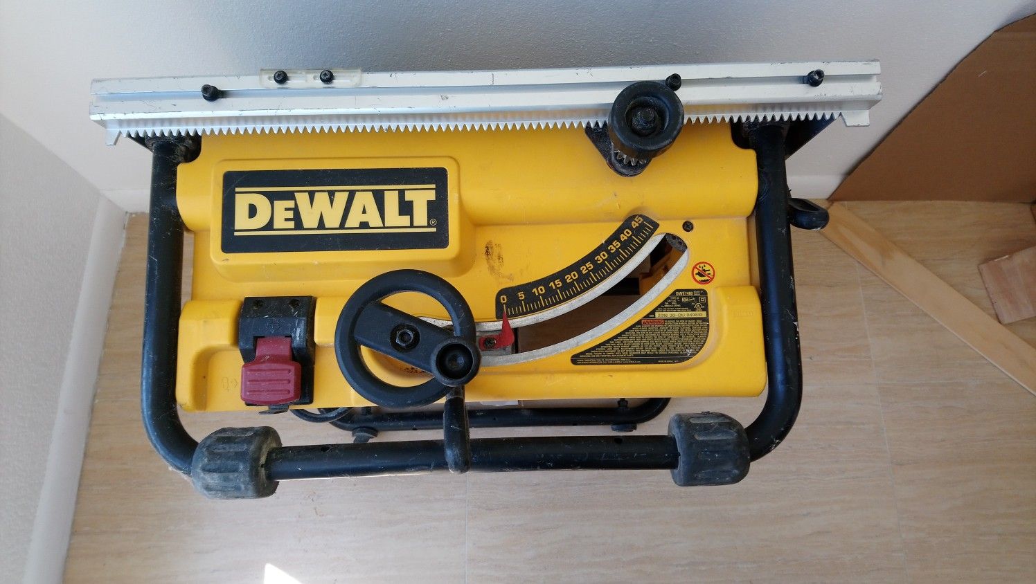 Portable Worm Drive Table Saw