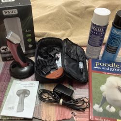 Wahl Cordless Clippers Set With Cooling Spray, Spray Disinfectant, 