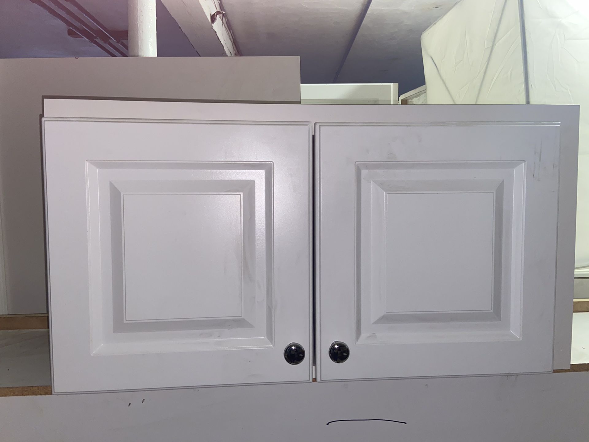 White kitchen cabinets Bridge Cabinets