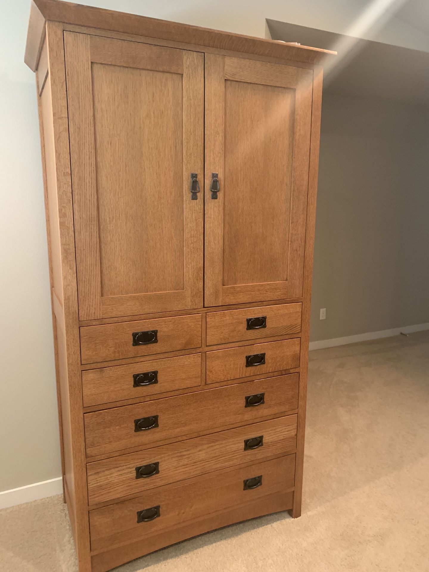 Mission Style Armoire 
