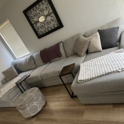 170 Inch Sectional Gray