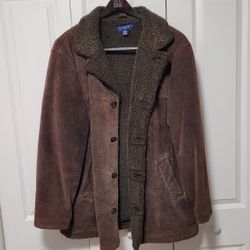 J. Crew Suede Leather Jacket