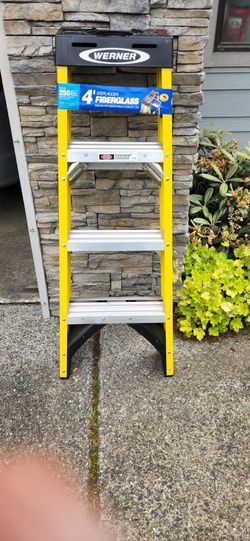 Werner 4ft Fiber Glass Stepping Light 250 lB Light Weight