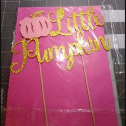 Little Pumpkin  Cake Topper $6 New