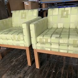 MCM Retro Lounge/Office/Accent Chairs - Set Of Two