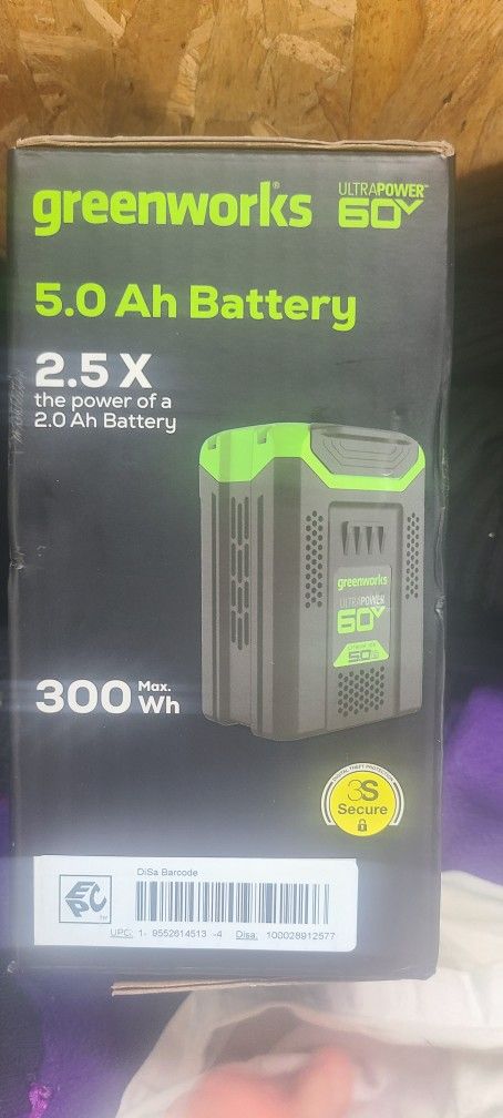 Greenworks 5.0 Battery