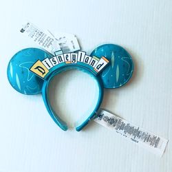Disney Parks Disneyland 3D Marquee Sign Minnie Mouse Ears Headband