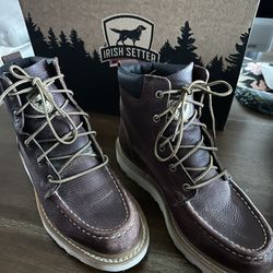 Irish Setter Steel Toe 6” Leather Work Boots