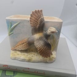 Vintage Bird Planter