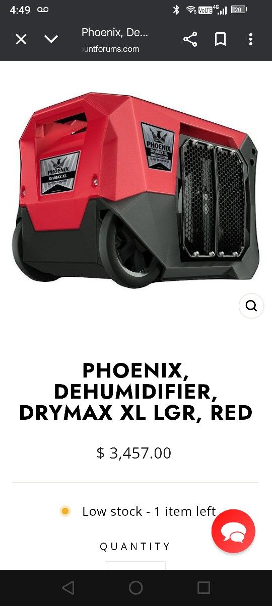 Phoenix Dehumidifier 💯