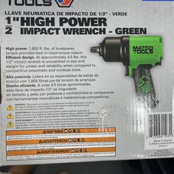 New in box MATCO TOOLS Air Impact Wrench 1600ft lbs
