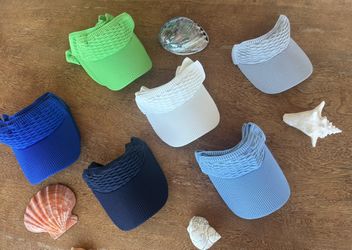 Beautiful And Stylish Visor Cap Hat On Black, Khaki, Bege, White, Blues, Rose, Green, Gray Colors