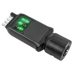 3-in-1 Trailer Plug Tester 4/5 Pin Flat & 7 Pin Trailer Light Tester