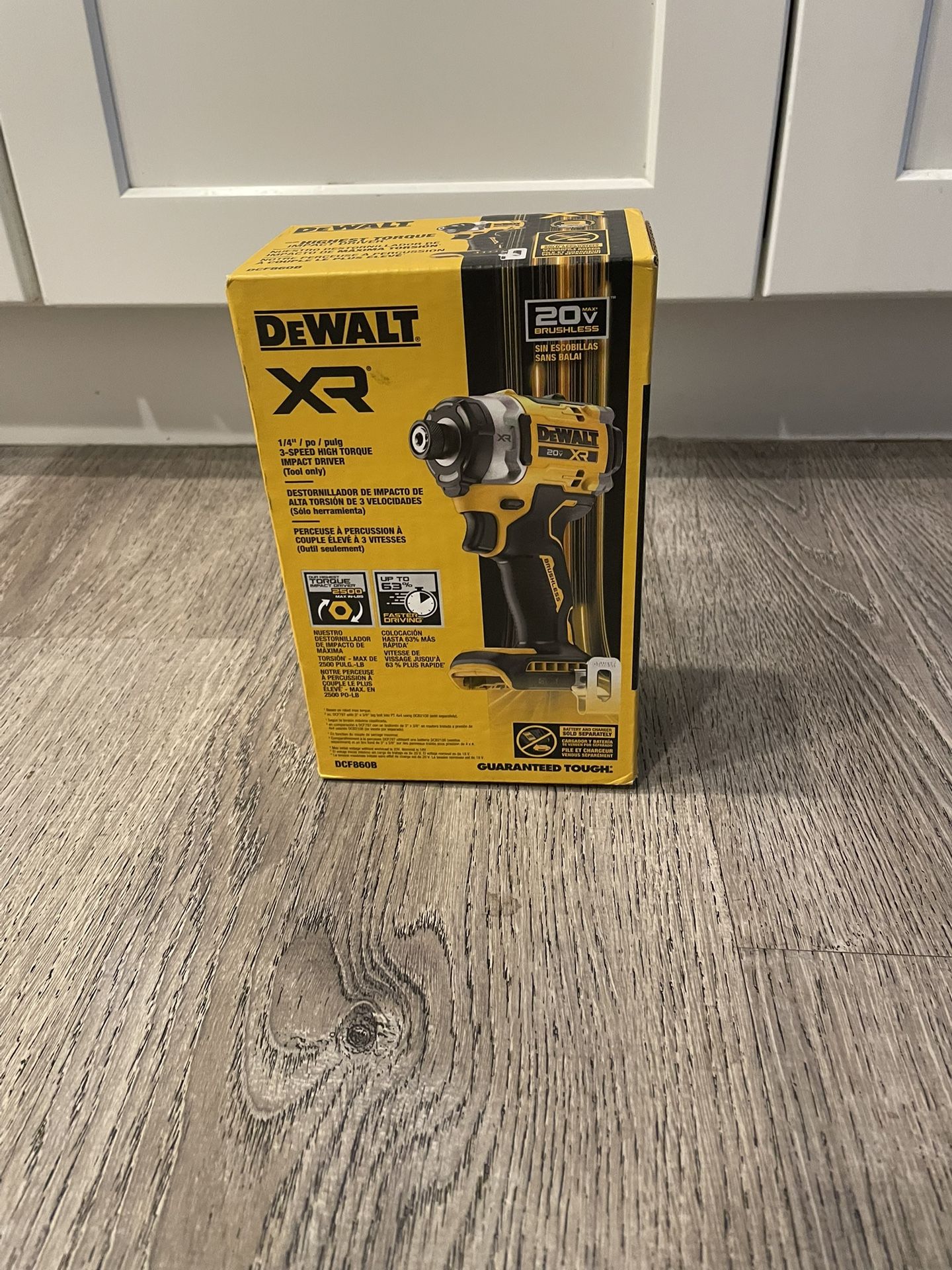 New 3/8” 3-SPEED HIGH TORQUE IMPACT DRIVER 20V XR (Tool Only Solo Herramienta)