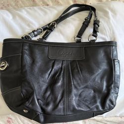 Vintage Black Coach Bag
