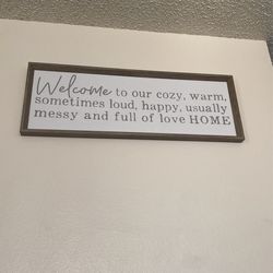 Living Room Sign