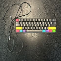 Asceny One – 60% Mechanical Keyboard, True RGB Lights, Spill Proof,Wired Budget 60% Keyboard