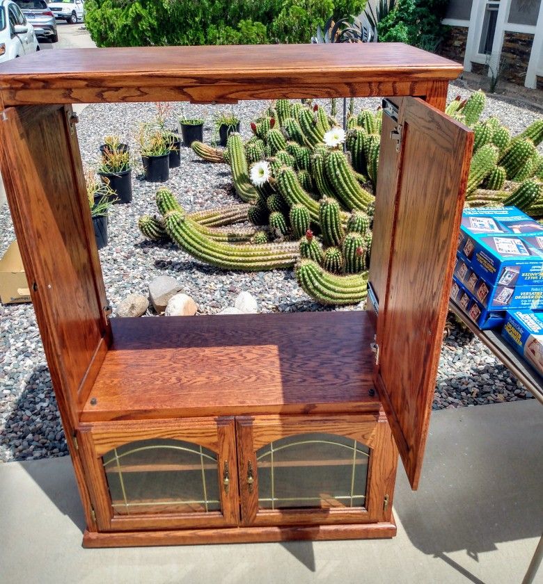 Armoire Wood Entertainment Center