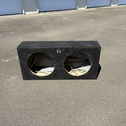 Bassworx Sealed Box For 2 12” Subwoofer