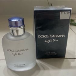 BRAND NEW SEALED IN BOX DOLCE GABBANA LIGHT BLUE FOR MEN