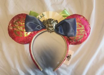 Disney Parks Mulan Minnie Ears Headband NEW BRAVEST OF ALL