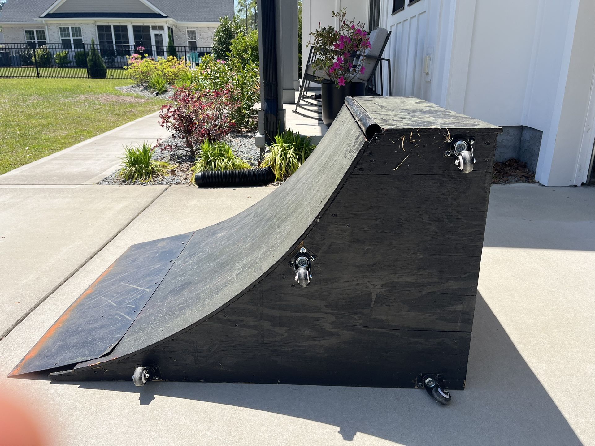 Two Skateboard Ramps