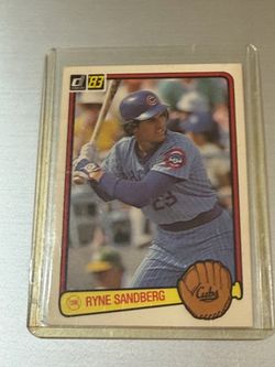1983 Donruss Ryne Sandberg Rookie Baseball Card