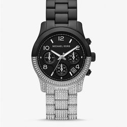 Womens Michael Kors Two Tone Watch Like New With Box Worn Once 