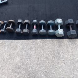 Nice 288LBS Dumbell Set Delivery Available 