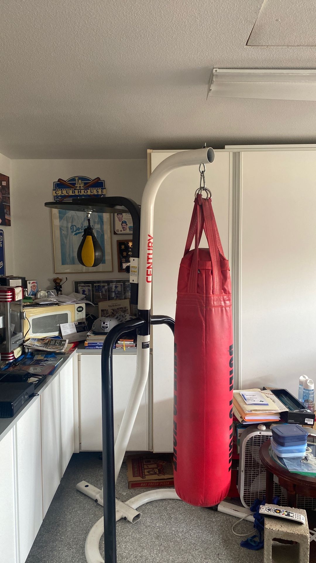 Boxing Bag Stand With Bag And Speed Bag