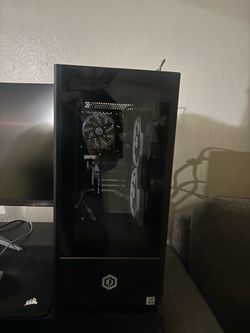 Complete Gaming PC Setup – PC itself,  Monitor, Headset, Keyboard & Mouse Included