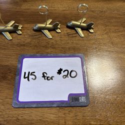 Airplane Place Card Holders