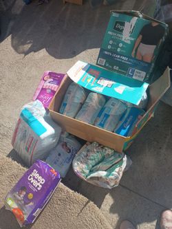 New Bundle pampers training for kids.... adult diaper and underwear